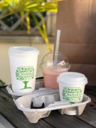 Porte Gobelet en fibre de cellulose moulé